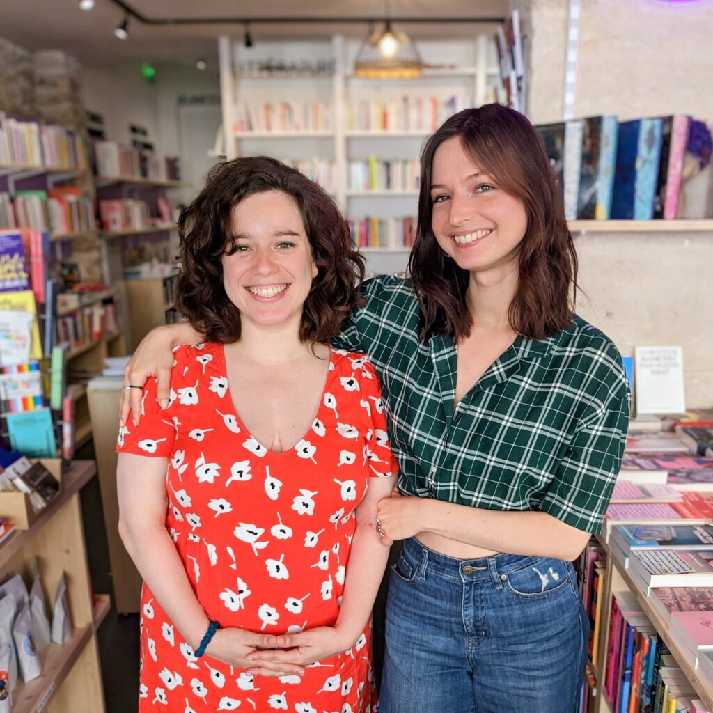 photo des libraires de la librairie majo, Juliette et Margot